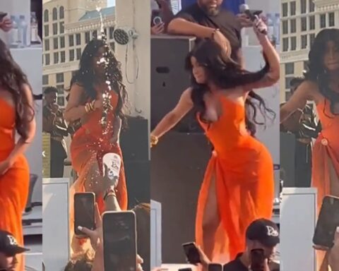 Cardi B throws mic at fan who tossed a drink at her while onstage performing – Socialite Life