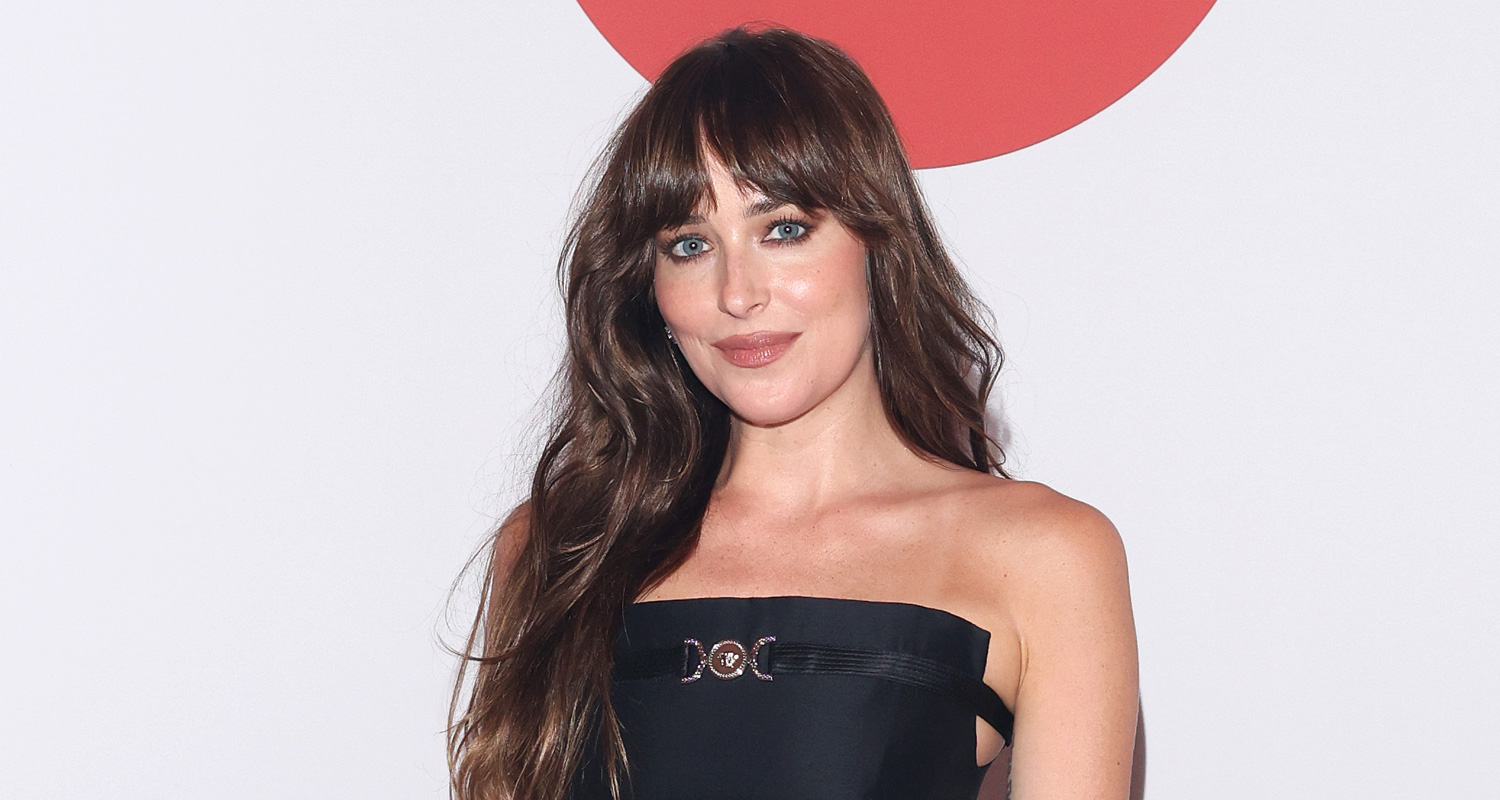 Dakota Johnson Goes Classic in Black Dress for Martini 160th Celebration in Italy