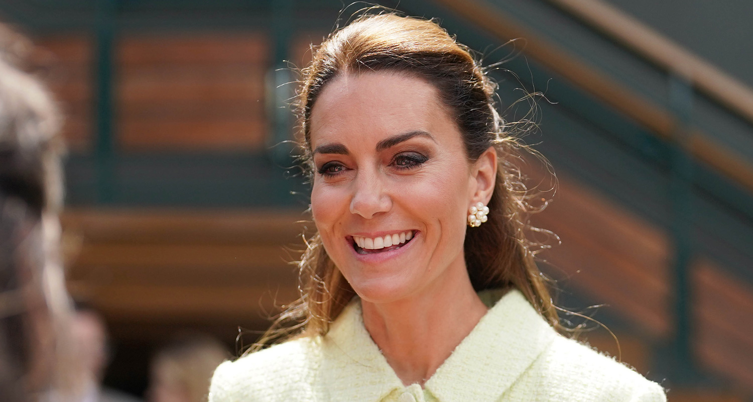 Princess Catherine Wears Tennis Ball-Green Dress to Wimbledon 2023