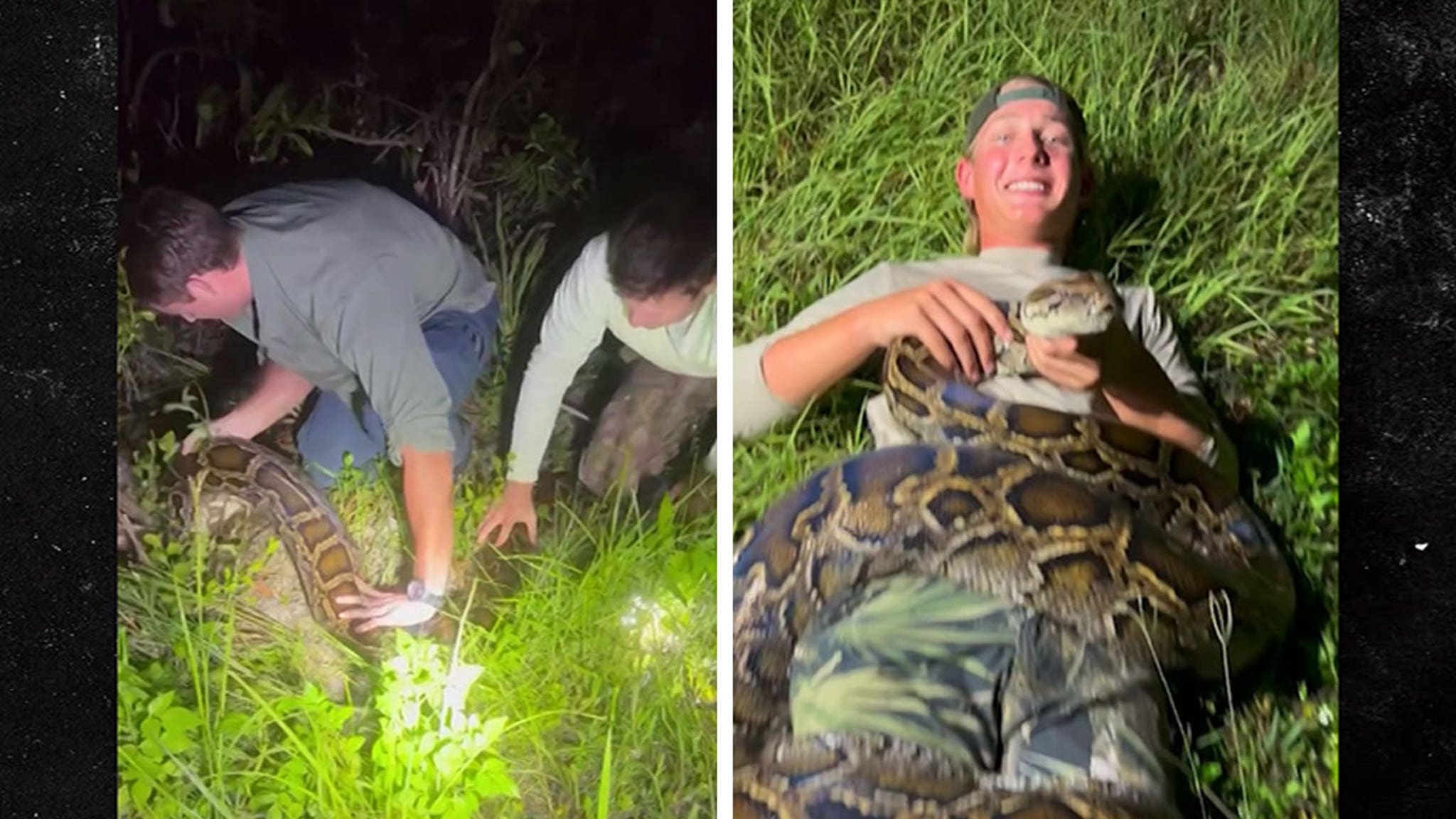 16-Foot-Long Python Caught by Teens in Florida Swamp