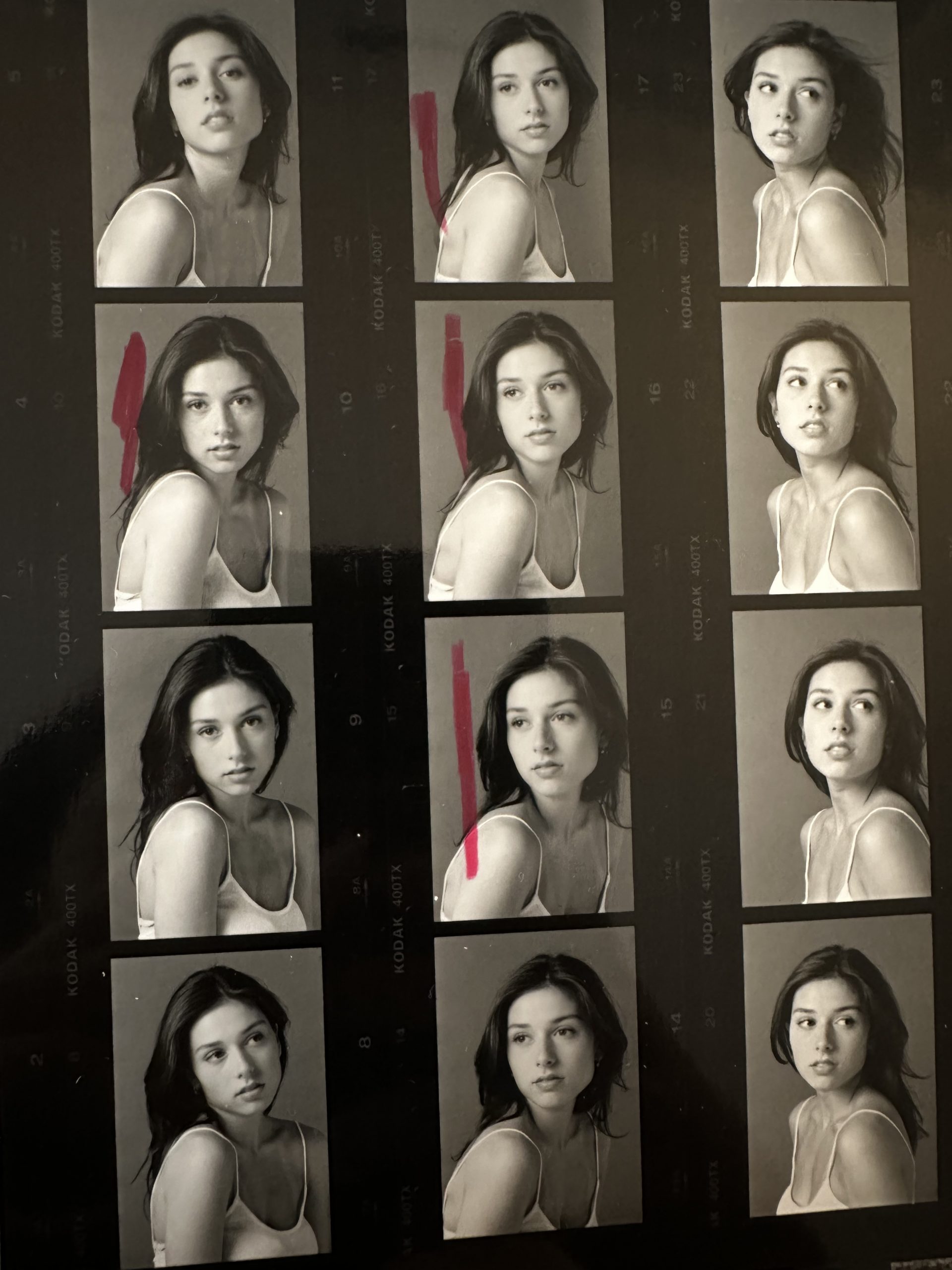 Promotional photo for "This I Miss" which sees three photo booth cards aligned by each other where Anabella Paige is posing in each of them.