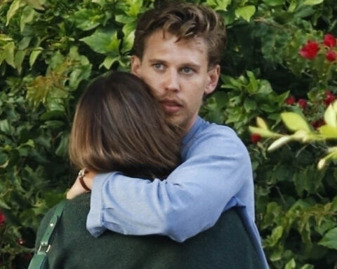 Austin Butler Gives Kaia Gerber A Long Hug After Dinner With Friends