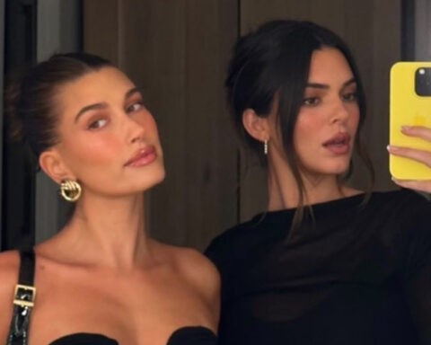 Besties Hailey Bieber & Kendall Jenner Enjoy a Date Night in West Hollywood