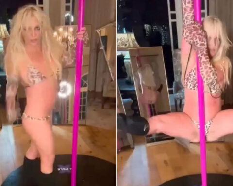 Britney Spears pole dances in the tiniest of bikinis — WATCH – Socialite Life