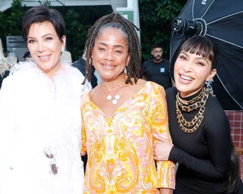 Kim Kardashian and Meghan Markle's Mom Mingle at Charity Event