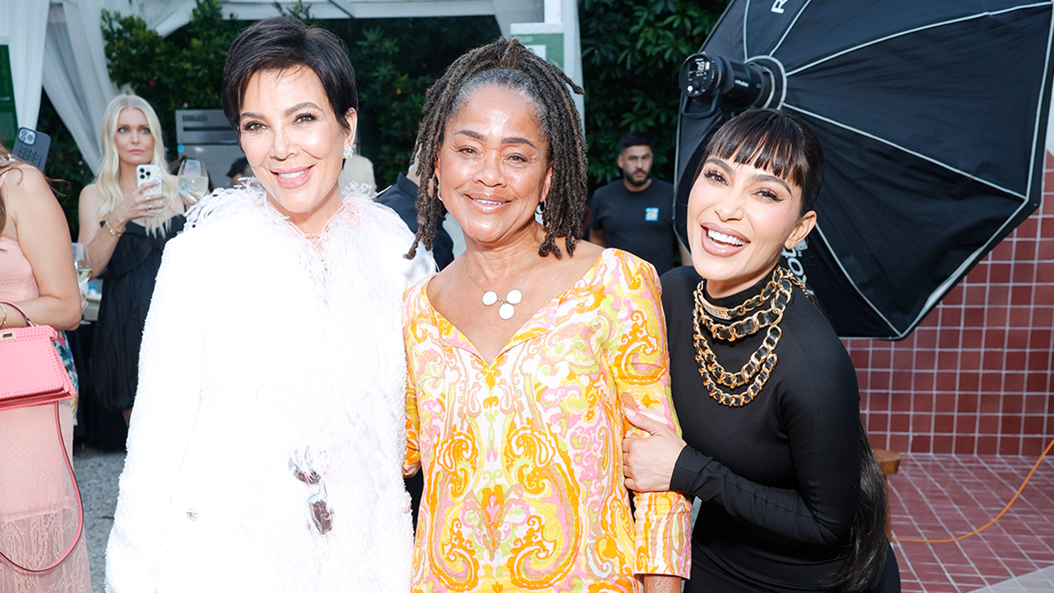 Kim Kardashian and Meghan Markle's Mom Mingle at Charity Event