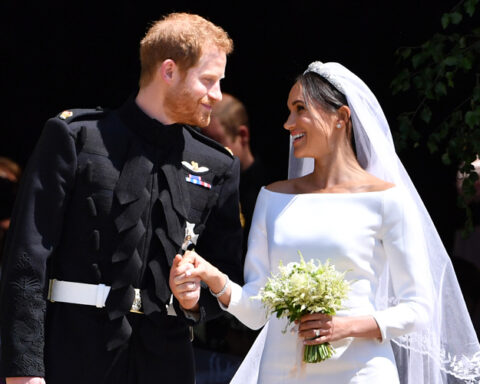 Meghan Markle's Wedding Dress Designer Discusses Her Secret 'Something Blue,' Reveals What It Was & Where It Was Located