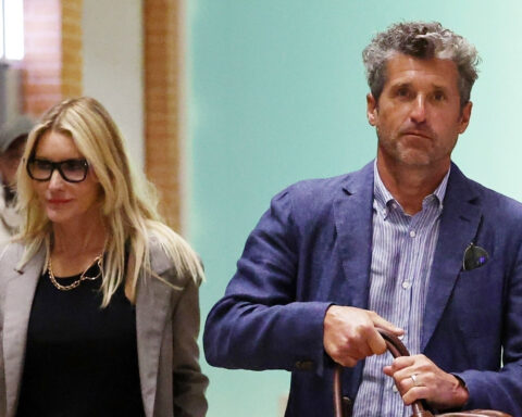 Patrick Dempsey & Wife Jillian Arrive in Italy for Venice Film Festival 2023