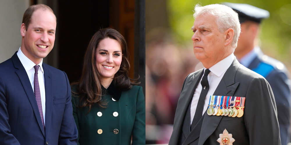 Prince Andrew Carpools With Prince William & Kate Middleton During Royal Family Outing