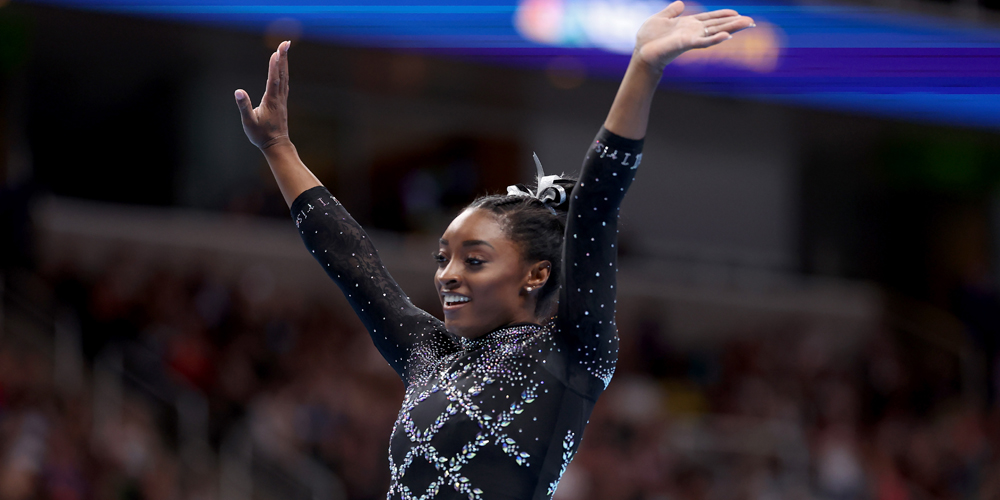Simone Biles Breaks A 90 Year Old Gymnastics Record While Winning 8th National Title