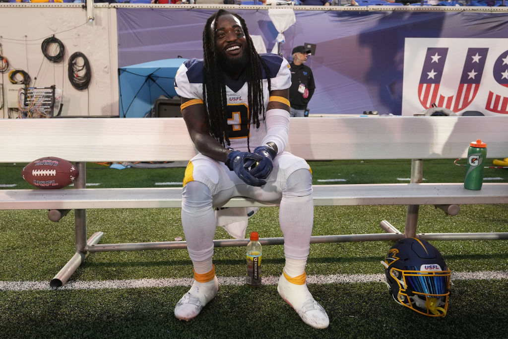 Alex Collins - Memphis Showboats v Houston Gamblers