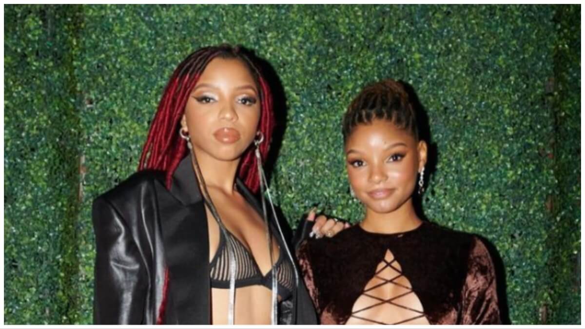Chloe Bailey defends sister Halle amid pregnancy rumors.