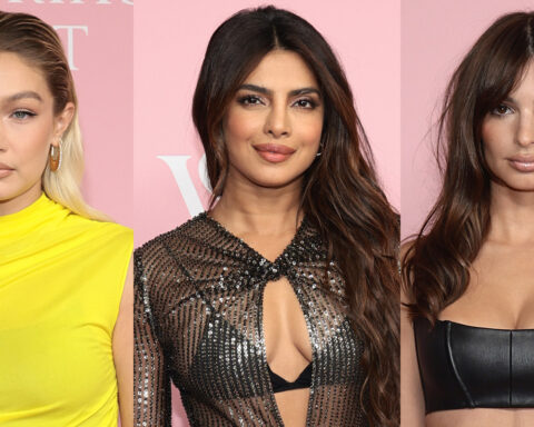 Gigi Hadid, Priyanka Chopra, Emily Ratajkowski, & More Stars Step Out for Victoria's Secret Celebrates The Tour Event