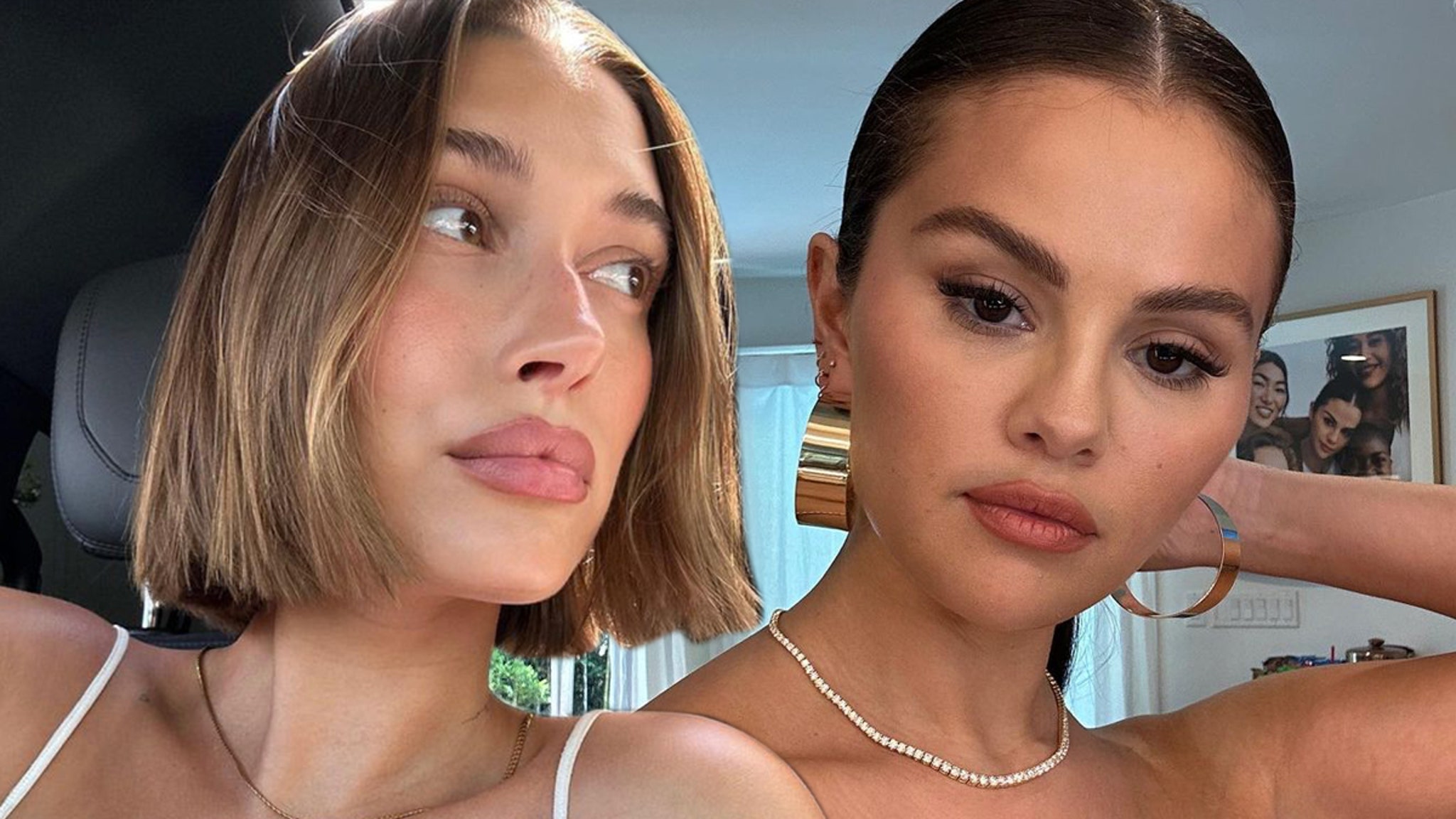 Hailey Bieber and Selena Gomez Didn't Dine Together at Paris Restaurant