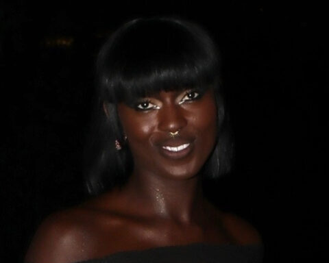 Jodie Turner-Smith Goes Sheer in Stunning Black Dress During Birthday Outing With Husband Joshua