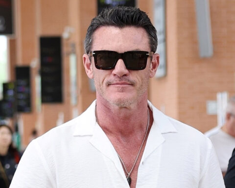Luke Evans Catches Flight Out of Venice After Attending amfAR Gala 2023
