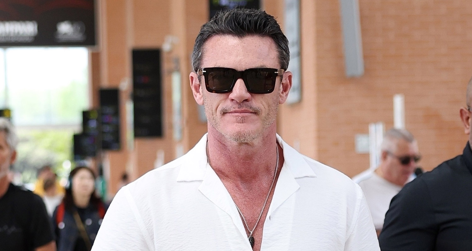 Luke Evans Catches Flight Out of Venice After Attending amfAR Gala 2023