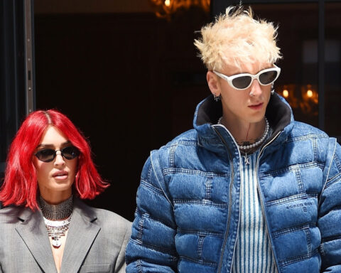 Megan Fox & Machine Gun Kelly Show Off Their Bold Styles While Out in NYC