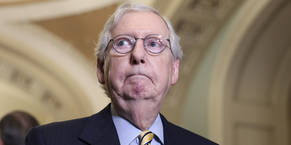 Mitch McConnell Cleared To Return To Work Following Freezing During Press Conference Earlier This Week