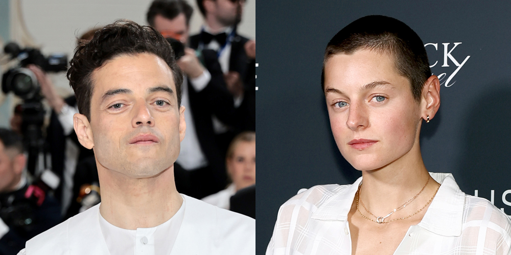 Rami Malek & Emma Corrin Kiss in New Photos, Seemingly Confirming Romance