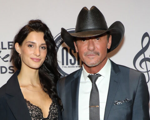 Tim McGraw & Daughter Audrey Attend Nashville Songwriter Awards 2023