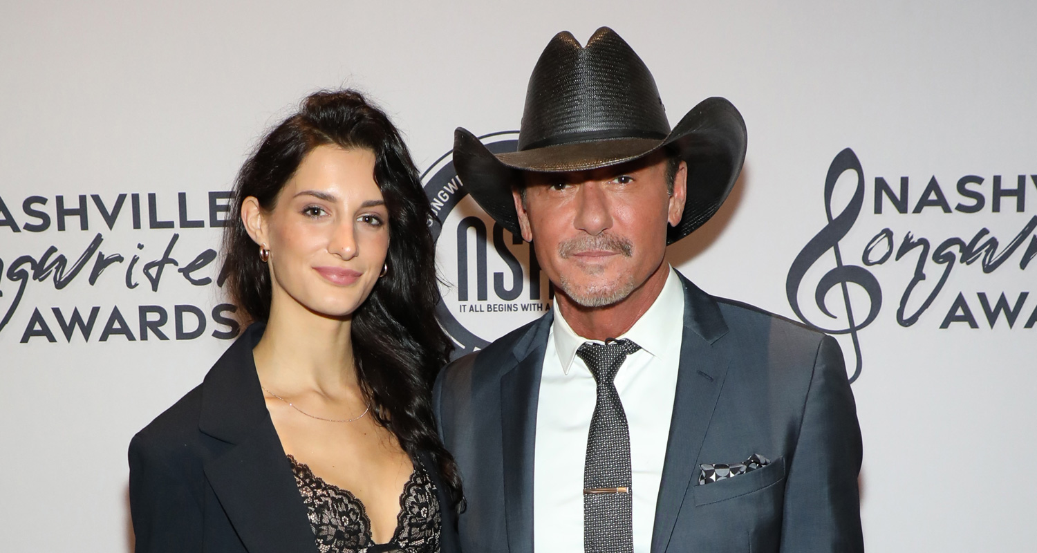 Tim McGraw & Daughter Audrey Attend Nashville Songwriter Awards 2023