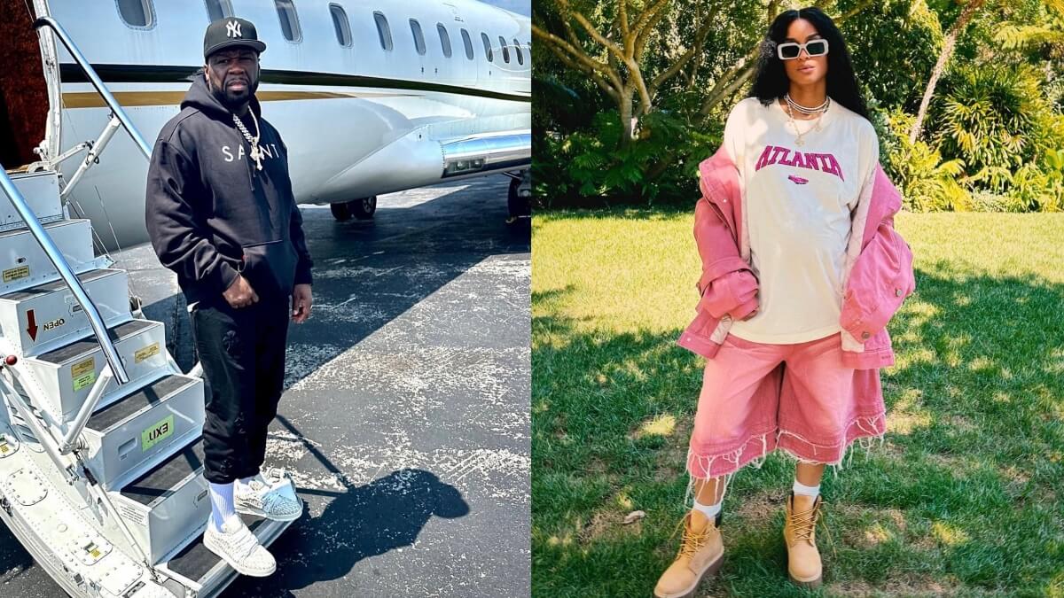 50 Cent faces backlash after sharing racy throwback photos of him and Ciara.
