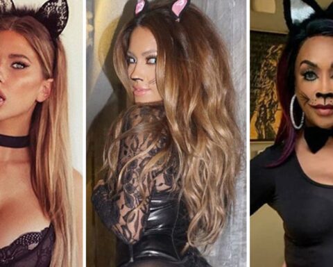 Black Cat Halloween Costumes ... Litter-ly All Over Hollywood!