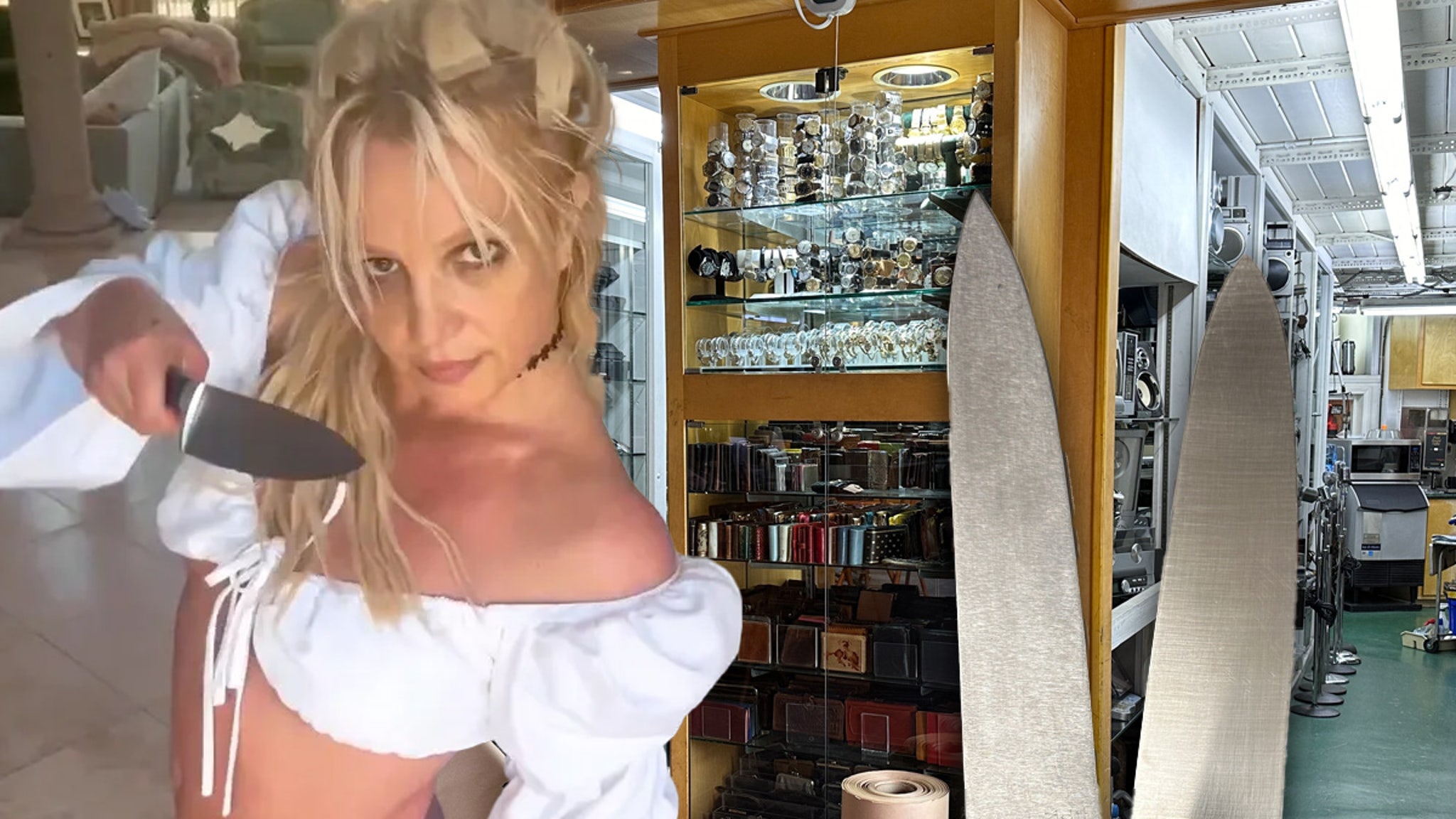 Britney Spears' Prop Knife Post Saves Knife Shop from Financial Ruin
