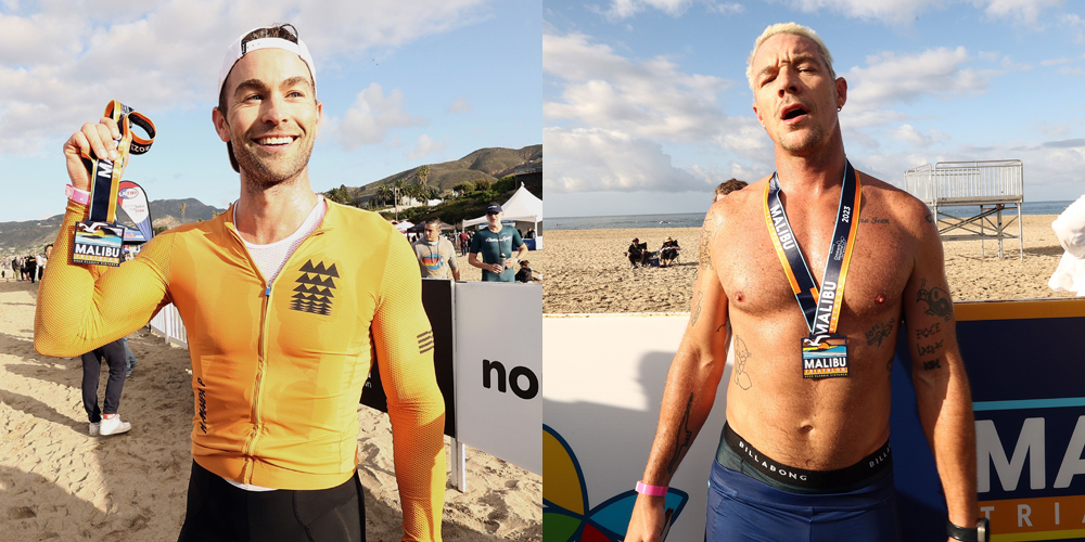 Chace Crawford, Diplo, & More Complete Malibu Triathlon for a Great Cause!