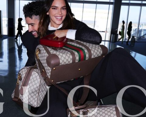 Kendall Jenner and Bad Bunny make it official in Gucci campaign. – Socialite Life