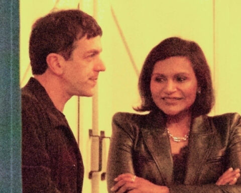 Mindy Kaling Reunites With BFF & 'The Office' Co-Star BJ Novak for Night Out in West Hollywood