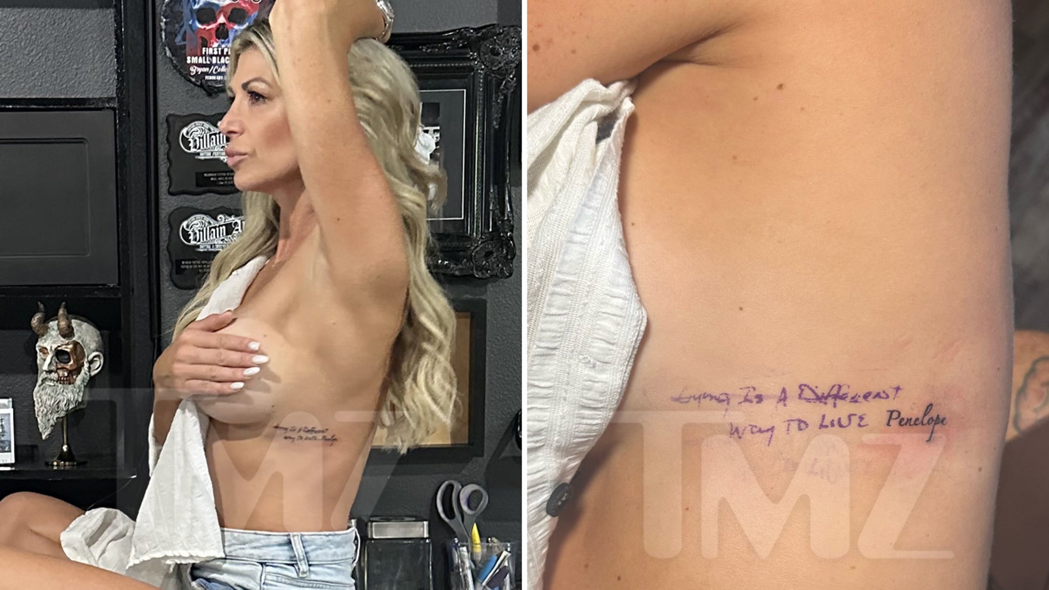 'RHOC' Alum Alexis Bellino Gets Tattoo Below Boob Honoring Late Mother