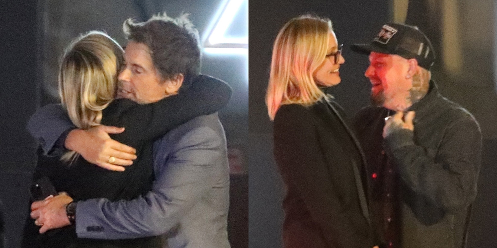 'Sex Tape' Co-Stars Cameron Diaz & Rob Lowe Reunite, Go On Double Date With Their Spouses