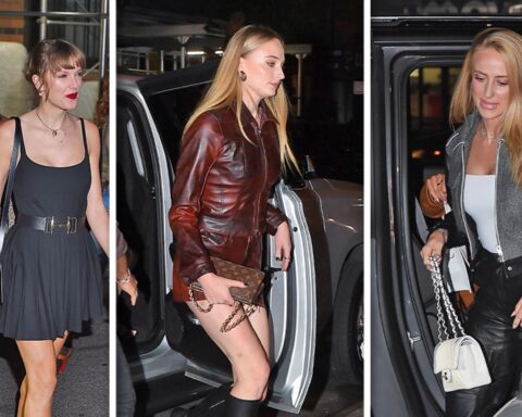 Taylor Swift Dines with Sophie Turner, Blake Lively and Brittany Mahomes in NYC