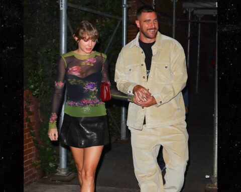 Taylor Swift and Travis Kelce Are Very Hands-On for Second NYC Date Night