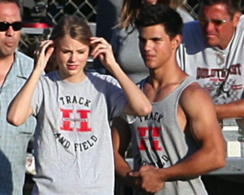 Taylor Lautner Flips For Taylor Swift